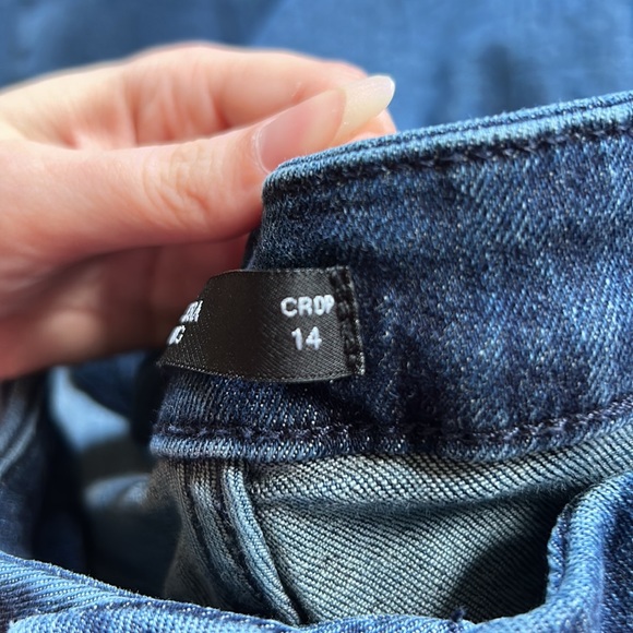 Simply Vera Vera Wang Crop Blue Jeans Size 14 - Picture 4 of 5